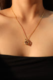 18K Real Gold Plated Heart Necklace