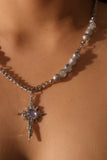 Moonstone Pole Star Necklace