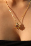 18K Real Gold Plated Heart Necklace