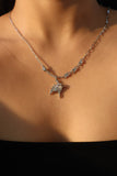 Moonlight Saturn Star Diamond Necklace