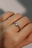 925 Sterling Silver Moonstone Ring